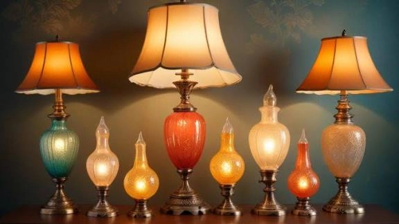 Huvudbild för KÖPES! Vintage lampor , bestick defekta armbandsur