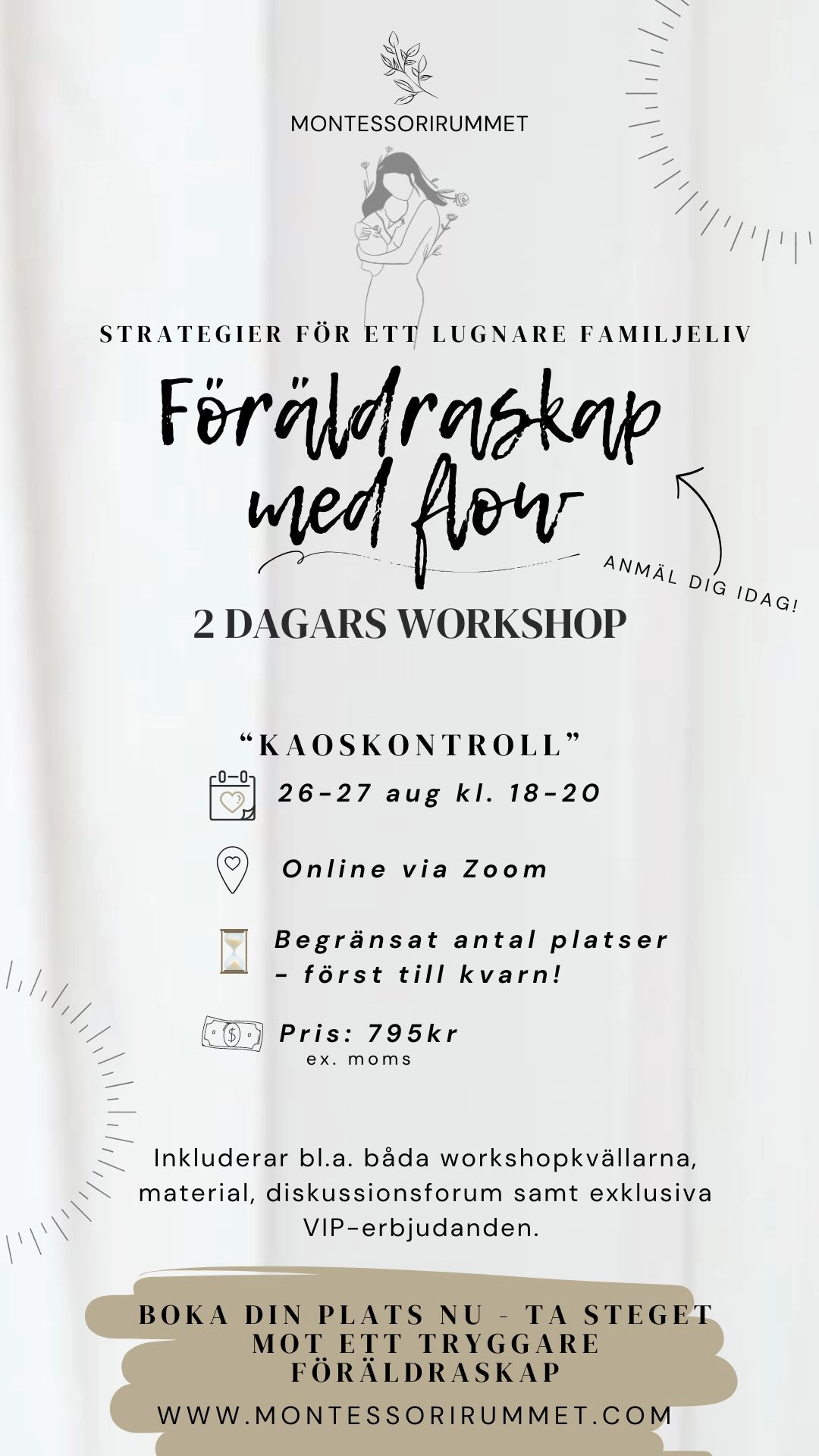 Huvudbild för Föräldraskap med FLOW - workshop