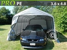 Huvudbild för Garagetält PRO 3,6 x 4,8 x 2,7 PE Grå Nu 6174:-