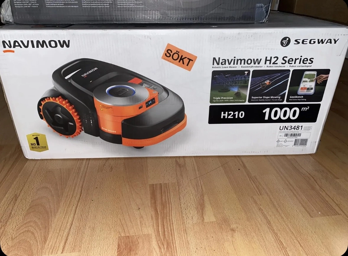 Huvudbild för HELT NY Navimow 210 automower