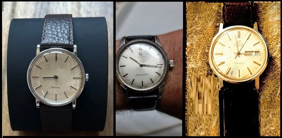 Huvudbild för 3 st vintage-Omega vill byta ägare