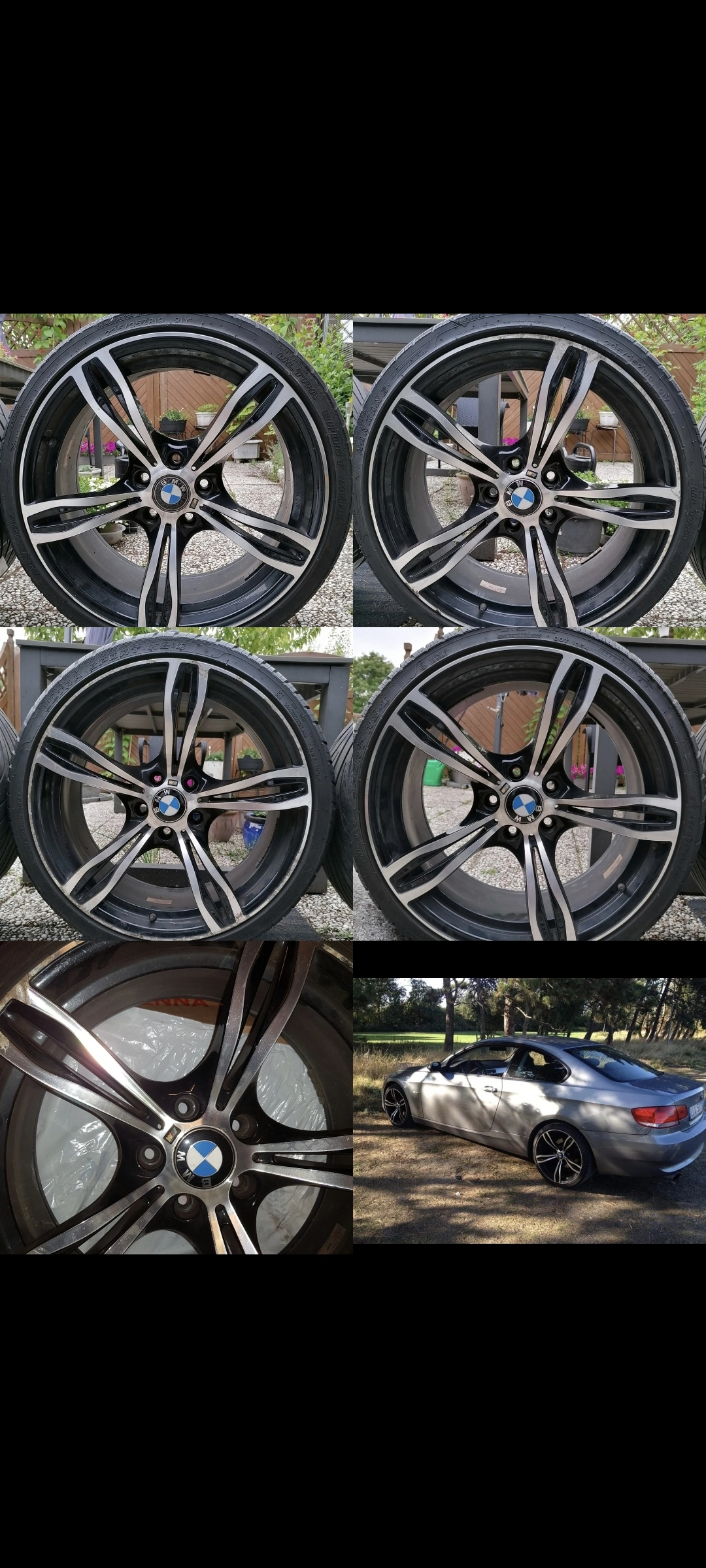 Huvudbild för Bmw fäljar 19 / 17 tums