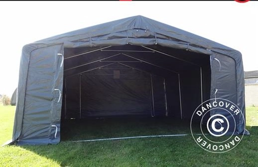 Huvudbild för Lagertält PRO 5 x 10 x 2 x 3,39 m 500g PVC