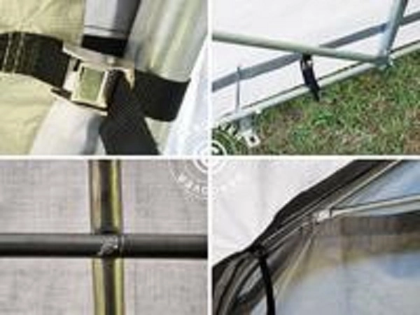 Huvudbild för Husbil & Husvagns Garagetält Grå PVC 11753:-  